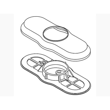 Kohler Service Kit, Escutcheon, 3-Hole 1278645-2BZ